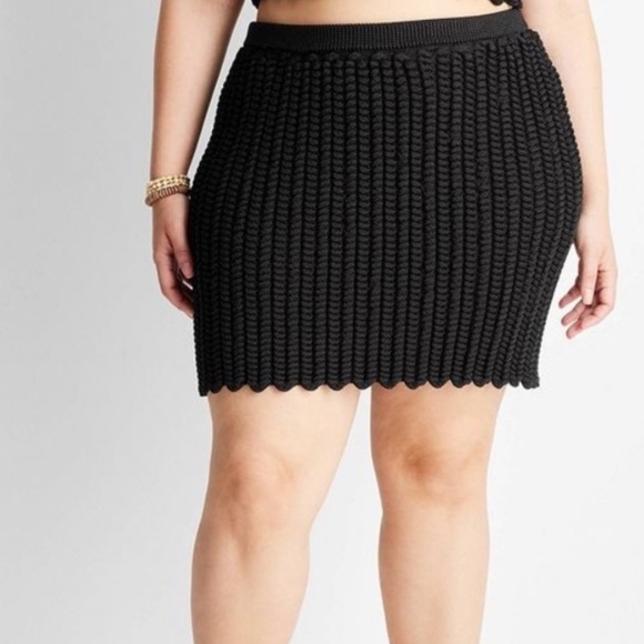 Women's Braided Sweater Mini Skirt - Future Collective with Jenee Naylor - M - Picture 5 of 8